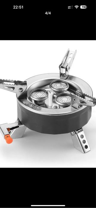 Газовая горелка для похода и рыбалки