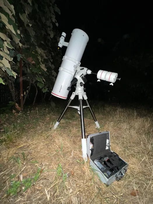 Telescop Bresser Messier N203/1000 | EXOS-2/EQ5 | Camera ASI | Oculare