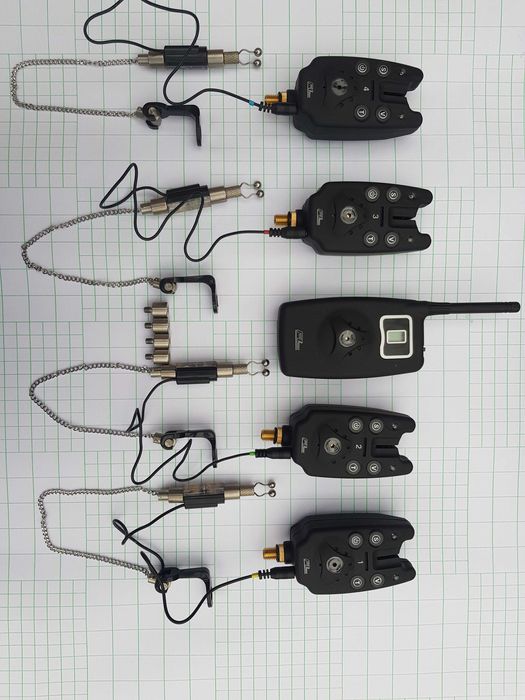 Set 4 Avertizori cu Statie FL JY-19 cu 4 hangere cu led si penar