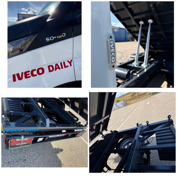 Iveco Daily Basculabil pe Cutie 50c15 35c15 50c18 21 Mercedes Sprinter VW LT 46 519 518 Ford Renault Fiat Oblon Automat AC Climă Tank