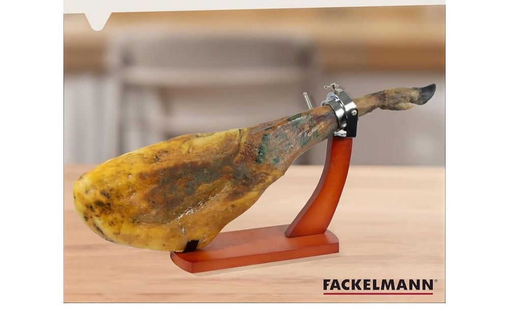 Професионална стойка за хамон , бут или прошуто .