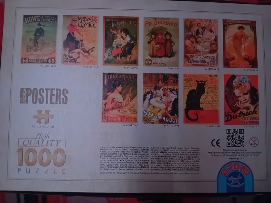 Puzzle poster 1000 buc