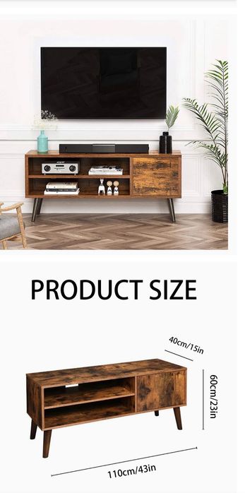 Set Mobilier Vasagle Stil Industrial - 4 piese