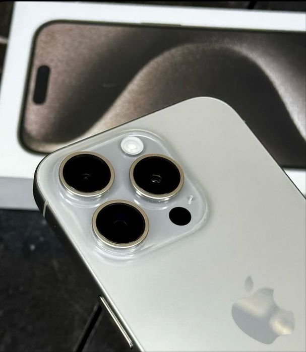 iPhone 15 Pro Max 256GB Natural Titanium-Fullbox-Neverlock|-Impecabil