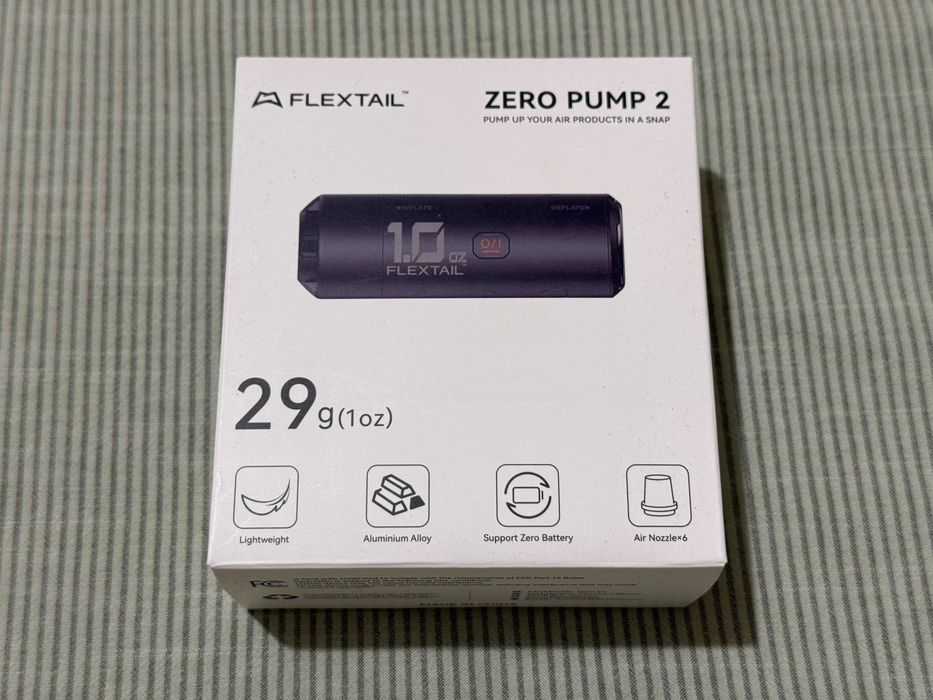 Продавам Flextail Zero Pump 2 - ултралека помпа за постелки, нова - 45 EUR