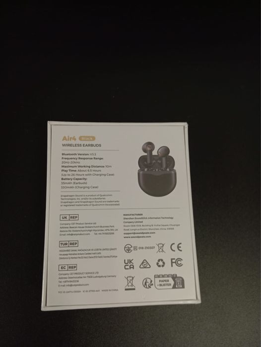 Air 4 black Wireless Earbuds