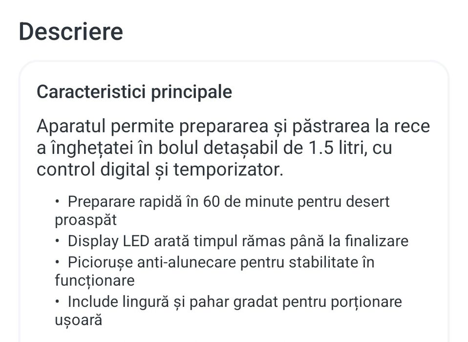 Aparat de facut inghetata