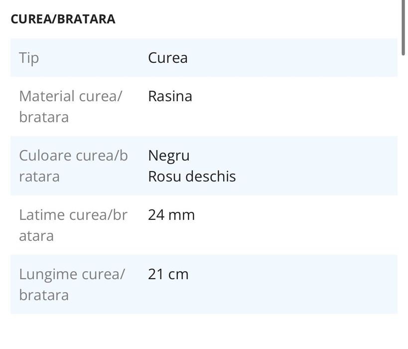 Ceas digital Casio sport rezistent la apa