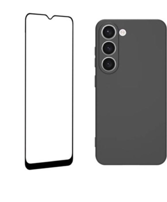 Folie Sticla Curbata + Husa Silicon Samsung A05s/A42/A32/A34/A06/A16