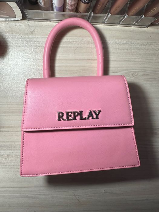 дамска чанта replay розова