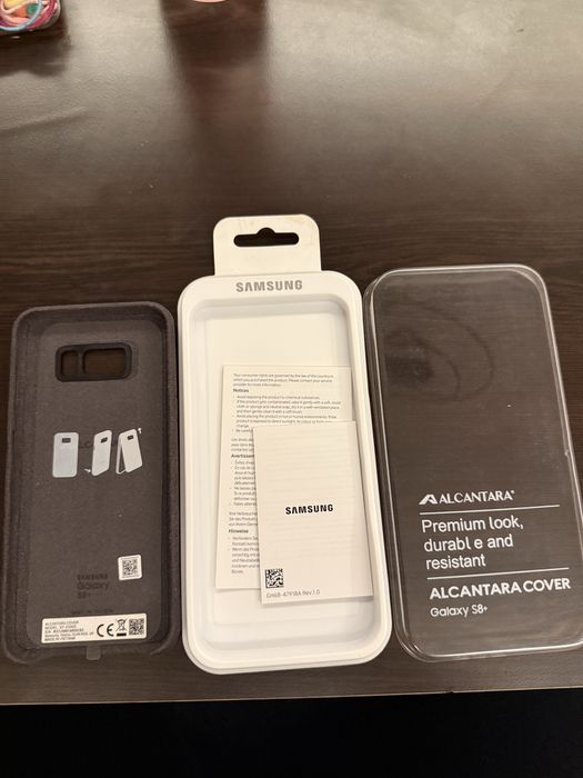 Samsung Galaxy S8+ case Alcantara