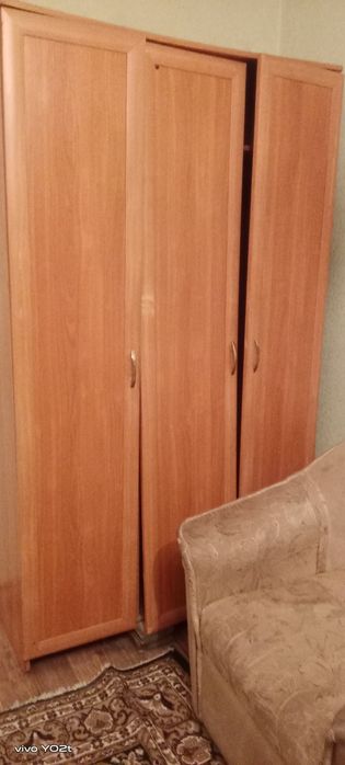 Шкаф и диван с креслом