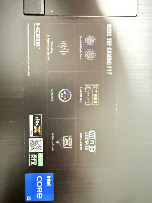 Notebook Asus Tuf Gaming F17
