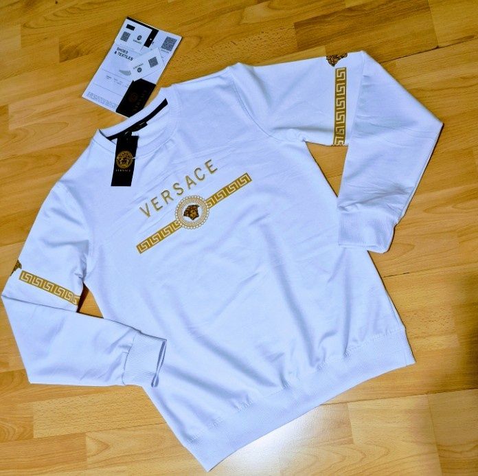 Bluza Versace logo auriu/bumbac/super calitate, import Italia