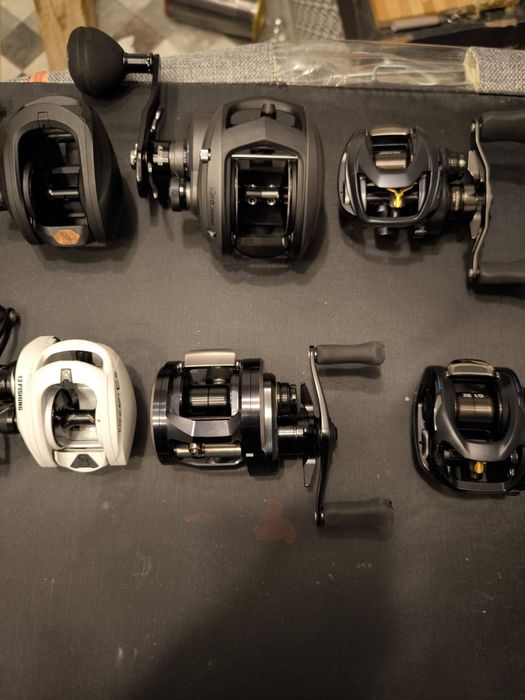 Baitcasting shimano, daiwa, 13 fishing, abu garcia