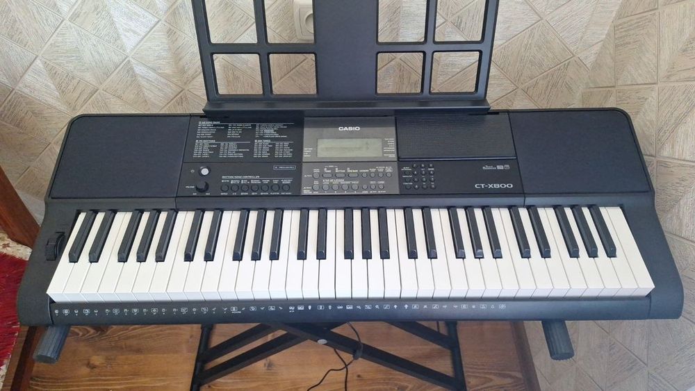CASIO. CT-X800+Стойка.Новое электронное пианино