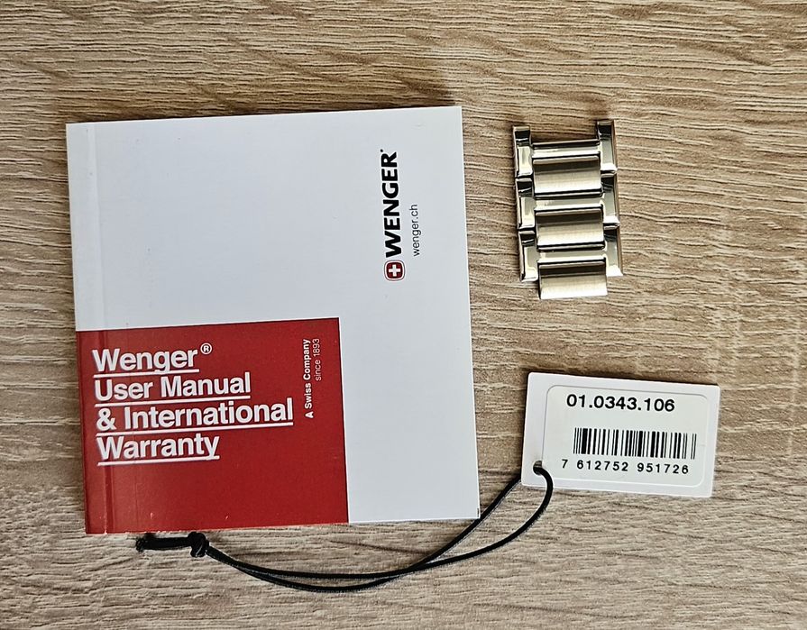 Часовник WENGER-швейцарски(в перфектно състояние)