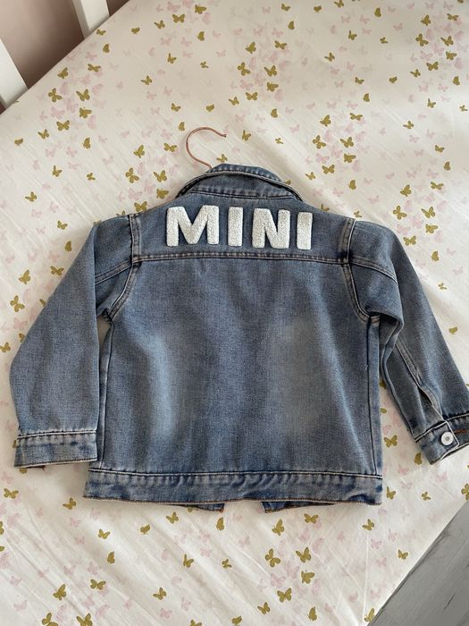 Комплект дънкови якета за майка и дъщеря - мама М и дъщеря 4-5