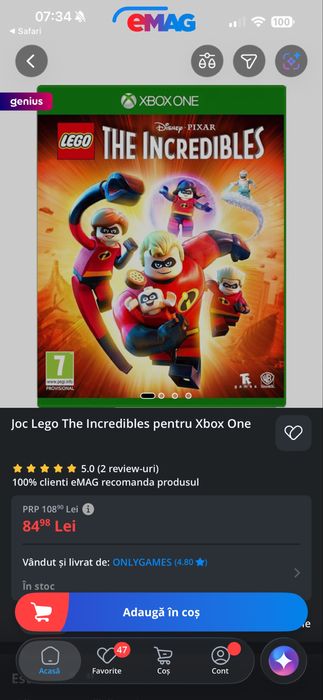 Joc Lego The Incredibles pentru Xbox One