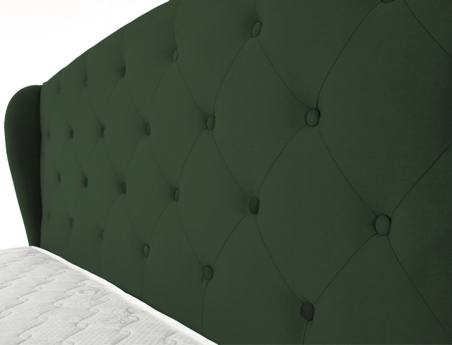 Тапицирано легло Sabrina Тъмнозелено