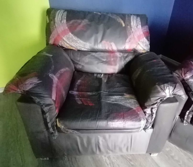 Комплект холна мека мебел - фотьойл, двоен и троен диван