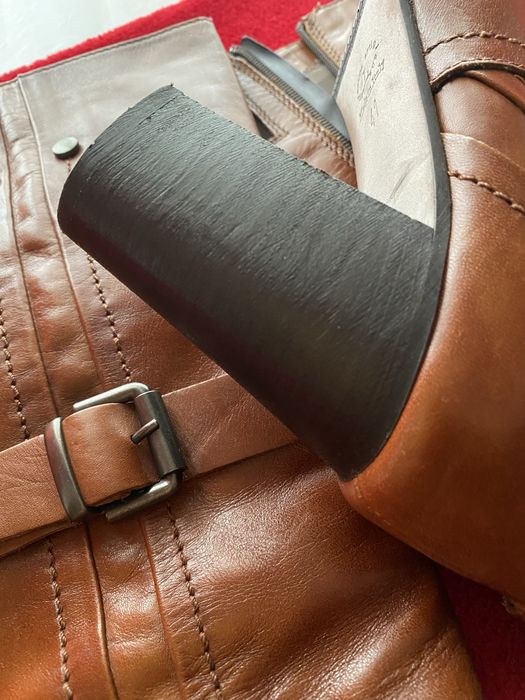 Cizme lungi din piele