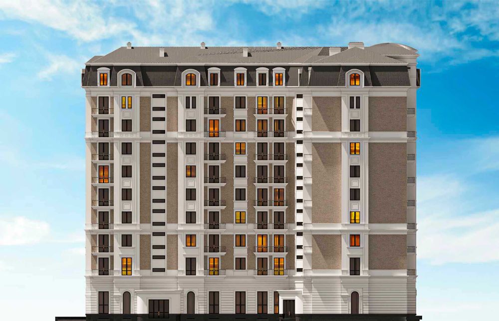 Квартира 102,3 кв.м в новостройке на Бадамзаре, на этапе строительства