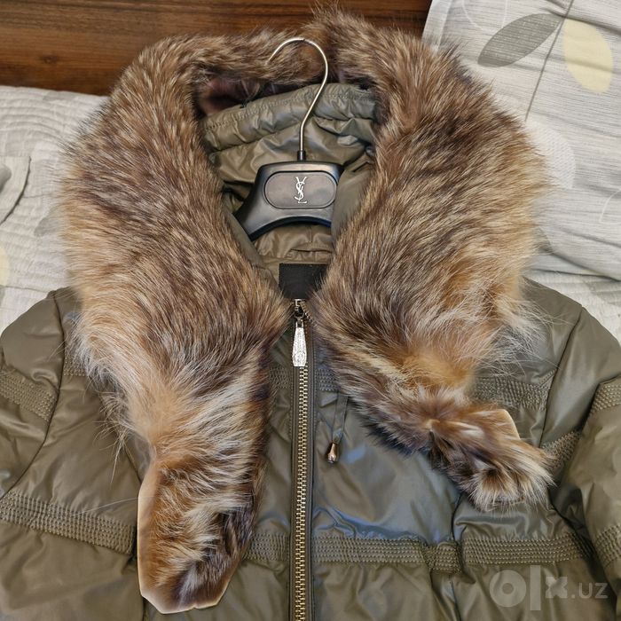Женский пуховик XL / 48 размер — хаки, холлофайбер