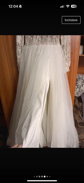 Rochie de mireasa cu pietre marimea M - 38 Elite Mariaj