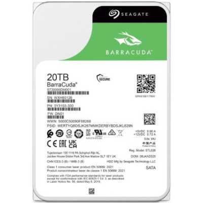 Жёсткий диск Seagate BarraCuda 20 ТБ (ST20000DM001)