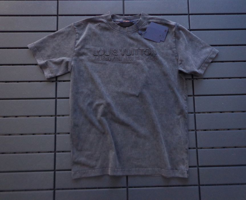 Мъжка тениска Louis Vuitton Washed Ribbed T shirt