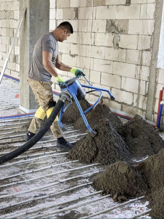 Сухой стяжка styajka yarim quruq