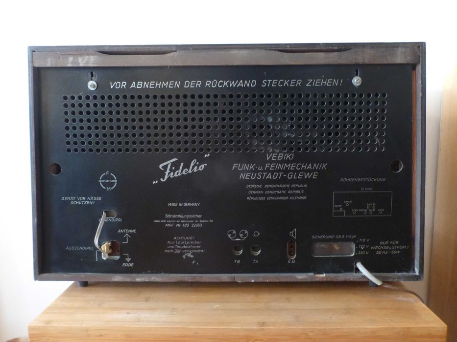 Немско радио Fidelio Фиделио 1959 г