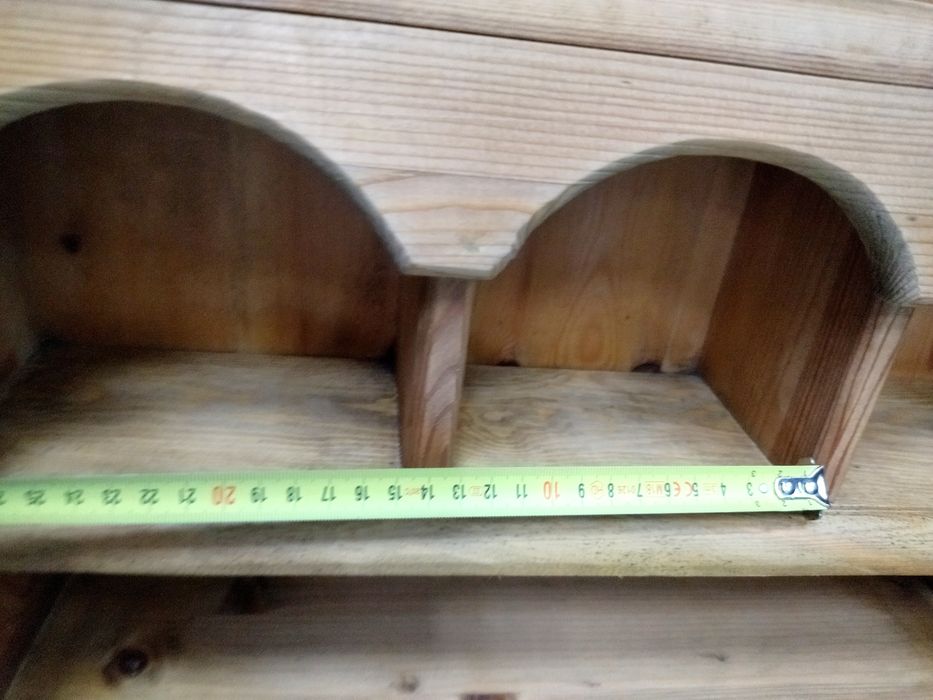 Винтидж стенна етажерка от скандинавски бор