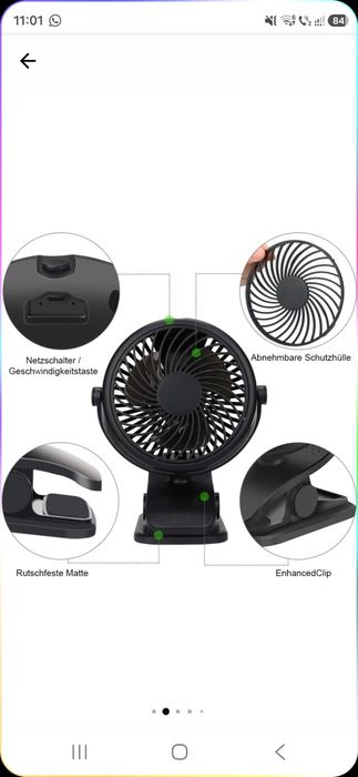 Mini ventilator,