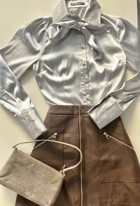 Geantă piele naturală Marks&Spencer