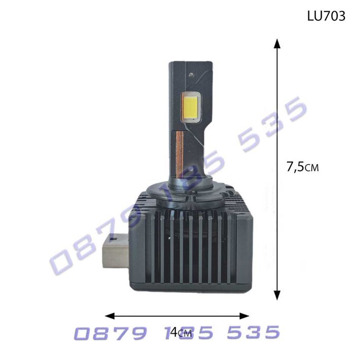 LED крушки D3S D3R смяна OEM ксенон 6000K Plug Play лед светлини фар