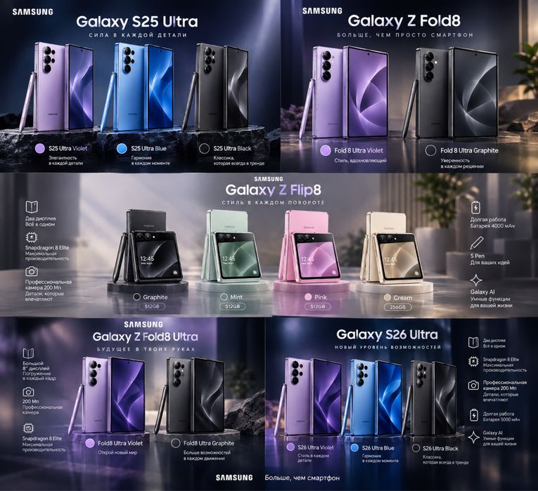 Samsung Galaxy смартфоны