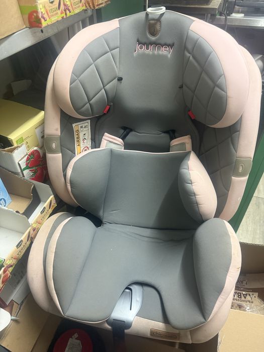 CHIPOLINO Стол за кола 0-36 кг. JOURNEY ISOFIX 360° РОЗОВ