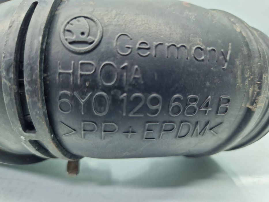 Tub admisie aer Volkswagen Fox (5Z1, 5Z3) [Fabr 2003-2011] 6Y0129684B