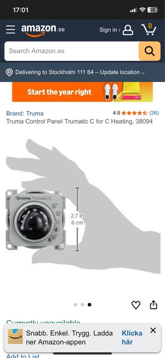 Управление Truma Trumatic C