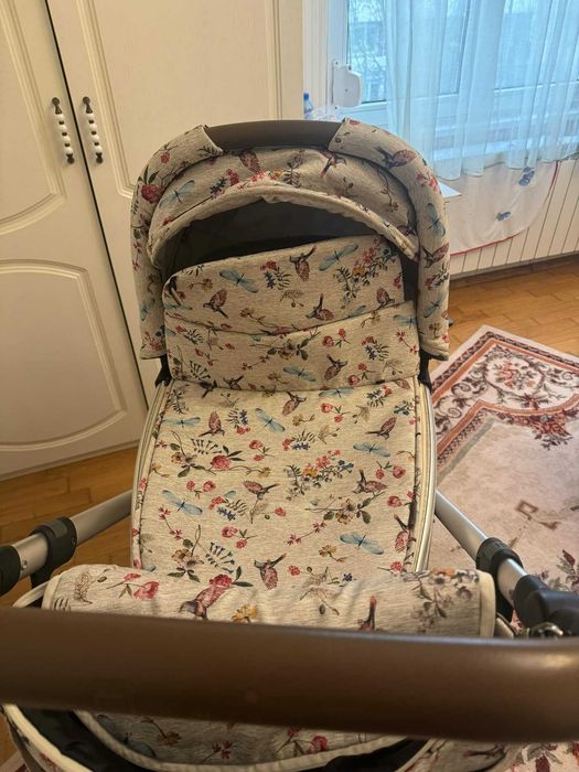 Бебешка количка Espiro Next Limited Edition  2 в 1 - Birdy Beige