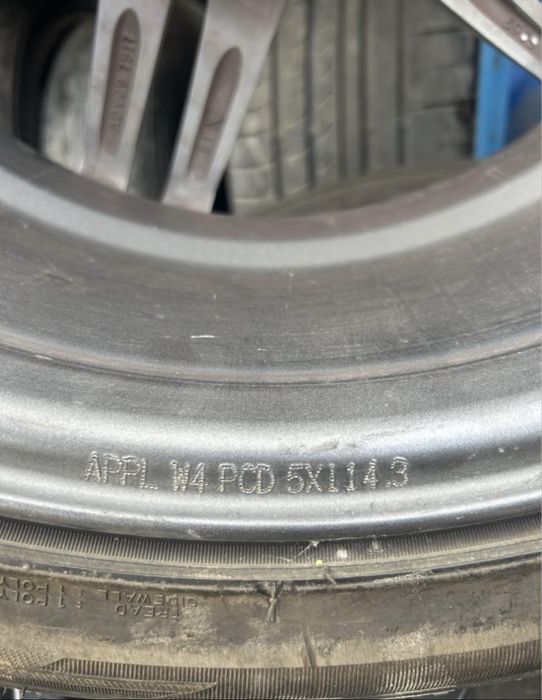 джанти 5x114.3 17 hyundai kia toyota mazda 225/45/17 гуми летни