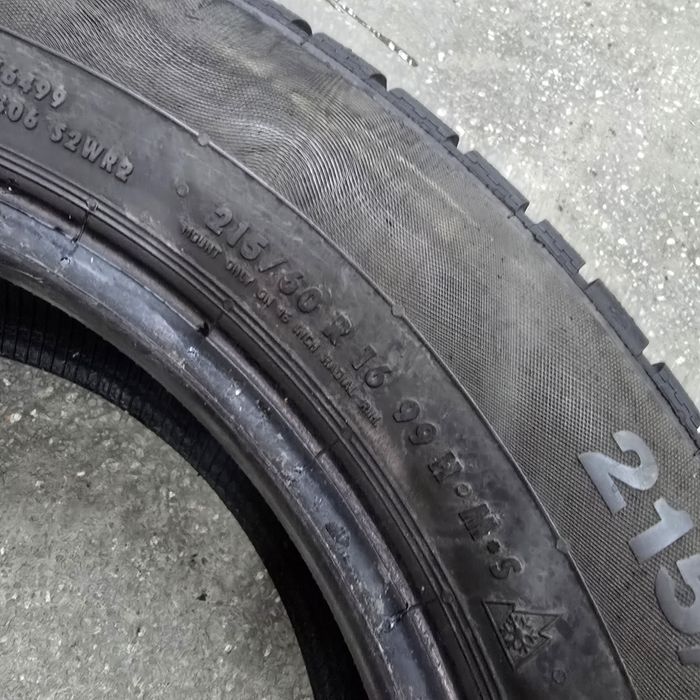 2x 215/60/16 M+S CONTINENTAL Stare excelentă