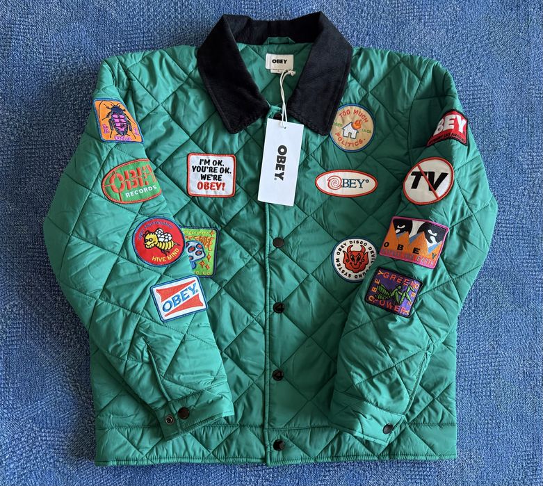 OBEY Collectors Quilted Jacket ОРИГИНАЛНО мъжко яке - М