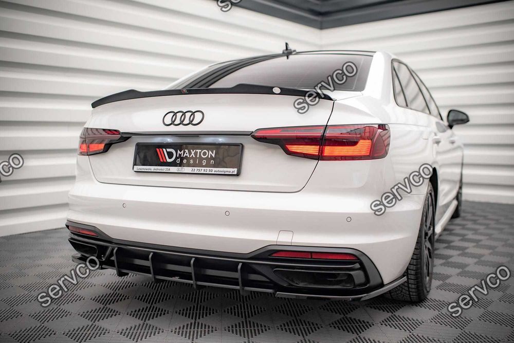 Eleron spoiler cap Audi A4 B9 Sedan Facelift 2019- v7 - Maxton Design