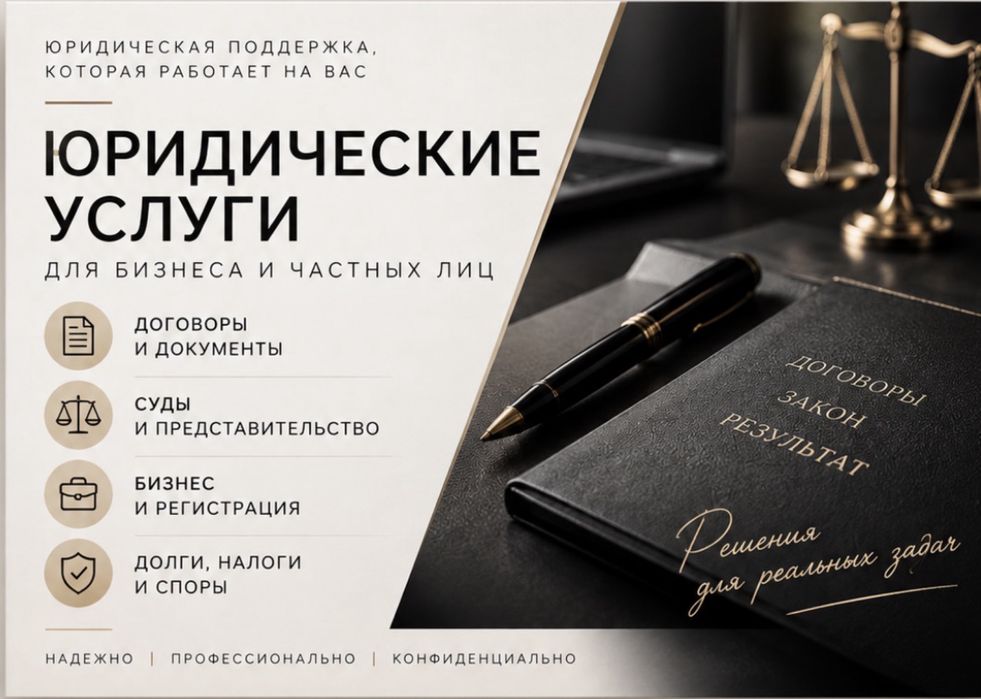Услуги юриста.