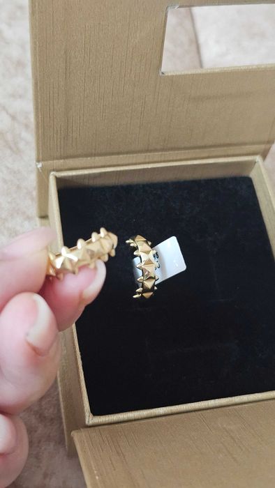 Золотые серьги 585