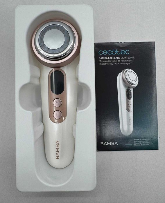 Aparat de masaj facial Cecotec Bamba FaceCare LightSonic, 04450