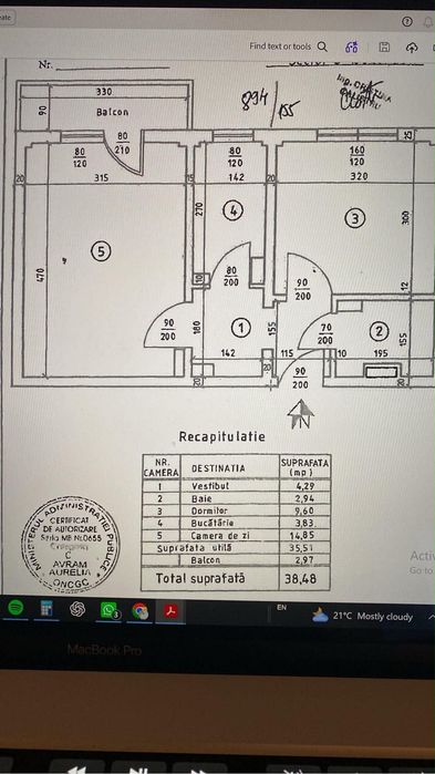 Apartament 2 camere  0 % comision